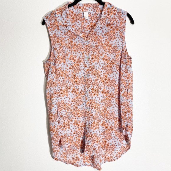 H&M Tops - H&M Sleeveless Blossom Blouse Size 6